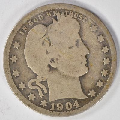 Sale Photo Thumbnail #157: 1904-O Barber Quarter