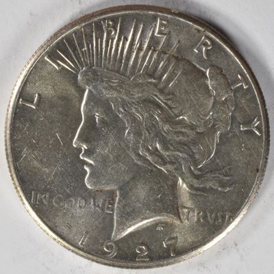 Sale Photo Thumbnail #398: 1927 Peace Dollar