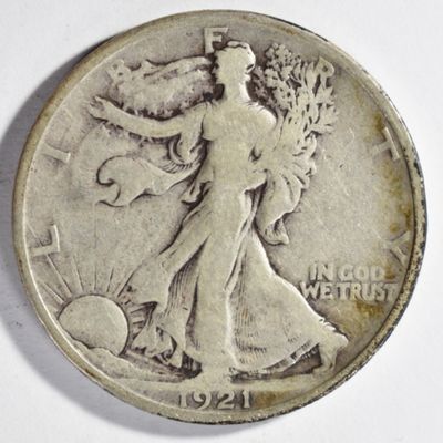 Sale Photo Thumbnail #169: 1921 Walking Liberty Half Dollar