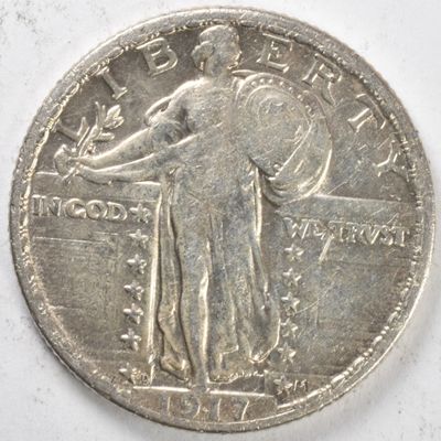 Sale Photo Thumbnail #357: 1917-D Type 2 Standing Liberty Quarter