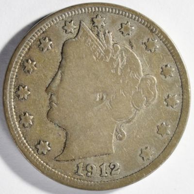 Sale Photo Thumbnail #133: 1912-S Liberty V Nickel