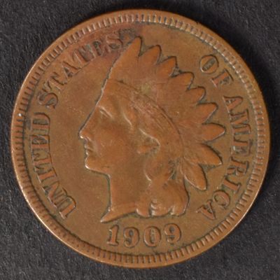 Sale Photo Thumbnail #124: 1909-S Indian Head Cent Key Date