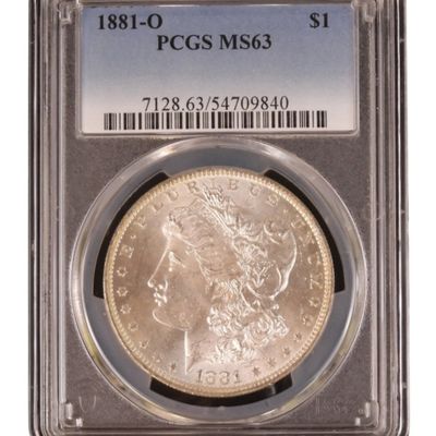 Sale Photo Thumbnail #36: 1881-O Morgan Dollar MS63 PCGS