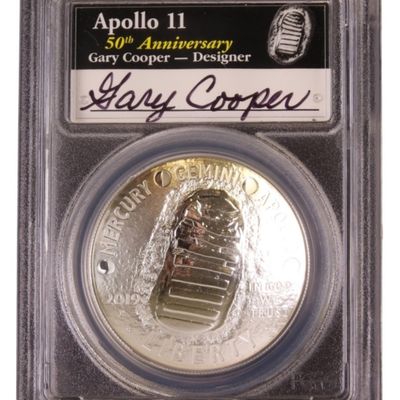 Sale Photo Thumbnail #275: 2019-P Apollo 11 Commem $1 PR70 DCAM PCGS