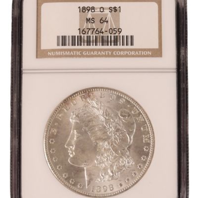 Sale Photo Thumbnail #255: 1898-O Morgan Dollar MS64 NGC