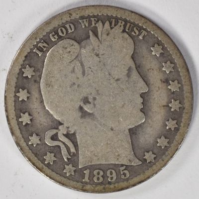 Sale Photo Thumbnail #355: 1895-O Barber Quarter