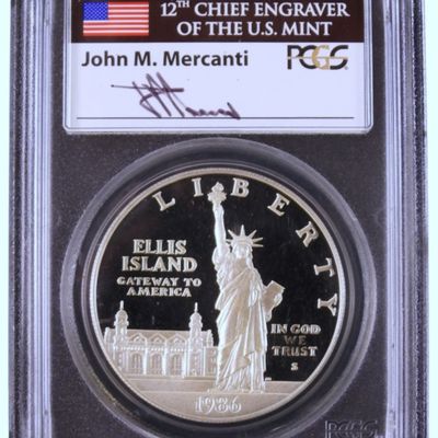Sale Photo Thumbnail #73: 1986-S $1 Statue of Liberty Commem PR69 DCAM PCGS
