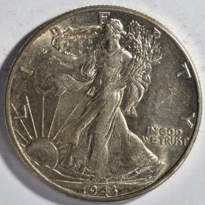 Sale Photo Thumbnail #172: 1943 Walking Liberty Half Dollar
