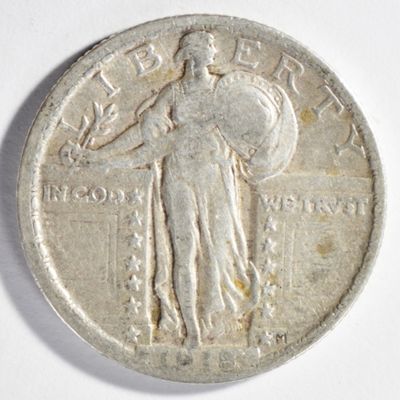 Sale Photo Thumbnail #358: 1918 Standing Quarter