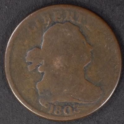 Sale Photo Thumbnail #111: 1803 Draped Bust Half Cent