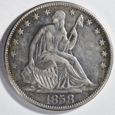 Sale Photo Thumbnail #364: 1858-O Seated Half Dollar
