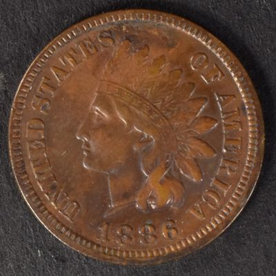Sale Photo Thumbnail #122: 1886 Type 1 Indian Head Cent