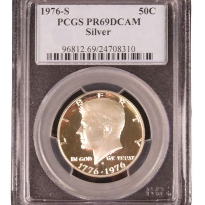 Sale Photo Thumbnail #28: 1976-S Silver Kennedy Half Dollar PR69DCAM PCGS