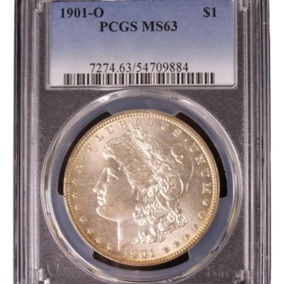 Sale Photo Thumbnail #259: 1901-O Morgan Dollar MS63 PCGS