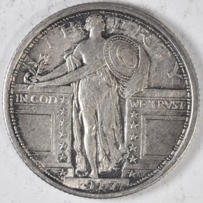 Sale Photo Thumbnail #356: 1917 Type 1 Standing Liberty Quarter