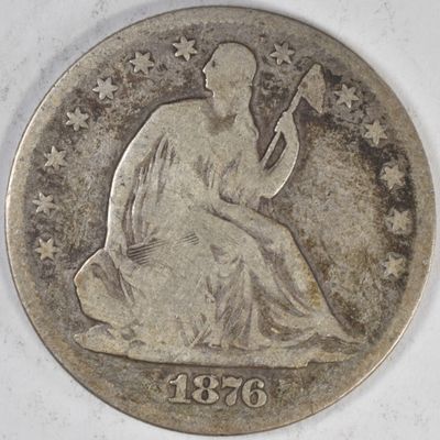 Sale Photo Thumbnail #166: 1876-S Seated Half Dollar