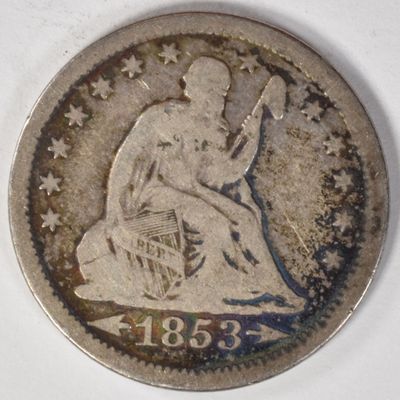 Sale Photo Thumbnail #152: 1853 Seated Quarter
