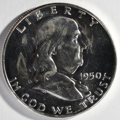 Sale Photo Thumbnail #374: 1950 Proof Franklin Half Dollar