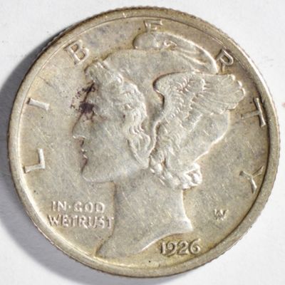 Sale Photo Thumbnail #348: 1926-D Mercury Dime