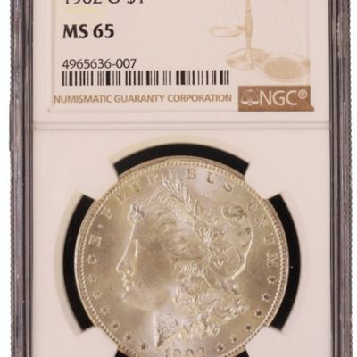 Sale Photo Thumbnail #60: 1902-O Morgan Dollar MS65 NGC