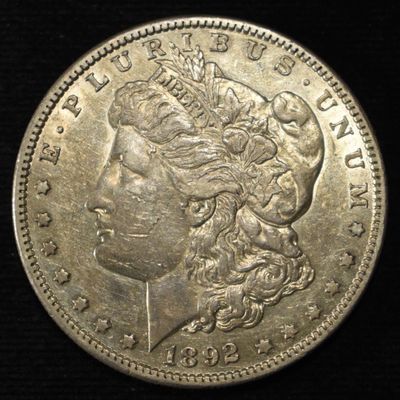 Sale Photo Thumbnail #233: 1892-S MORGAN DOLLAR CH AU