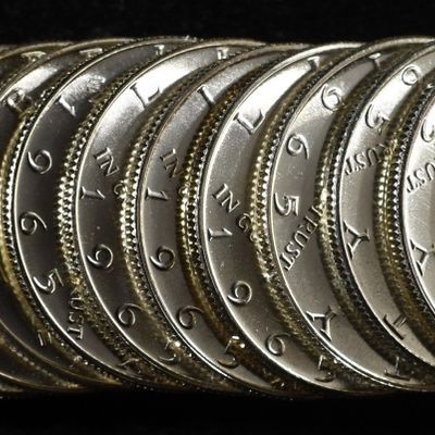 Sale Photo Thumbnail #131: 1965 KENNEDY HALF DOLLARS SMS ROLL