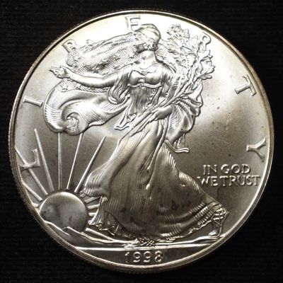 Sale Photo Thumbnail #390: 1998 AMERICAN SILVER EAGLE