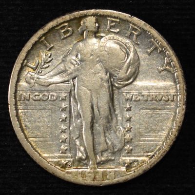 Sale Photo Thumbnail #183: 1918/7-S STANDING LIBERTY QUARTER XF