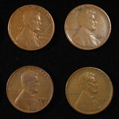 Sale Photo Thumbnail #157: 8 NICE EARLY SEMIKEY WHEAT CENTS
