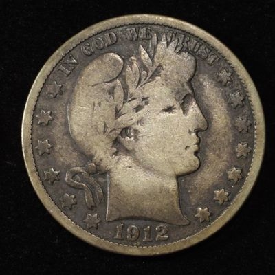 Sale Photo Thumbnail #57: 1908-D, 1911, 1912-D BARBER HALVES