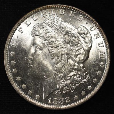 Sale Photo Thumbnail #218: 1882-O MORGAN DOLLAR GEM BU