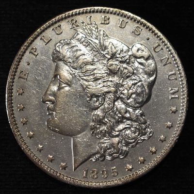 Sale Photo Thumbnail #238: 1895-O MORGAN DOLLAR AU/UNC OLD CLEANING