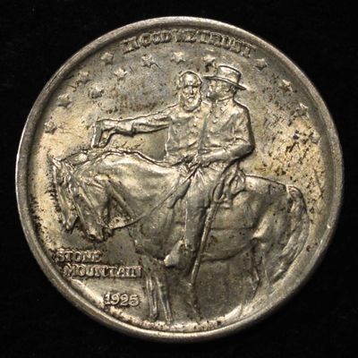 Sale Photo Thumbnail #257: 1925 STONE MOUNTAIN COMMEM HALF CH BU