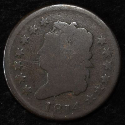 Sale Photo Thumbnail #371: 1814 LARGE CENT GOOD