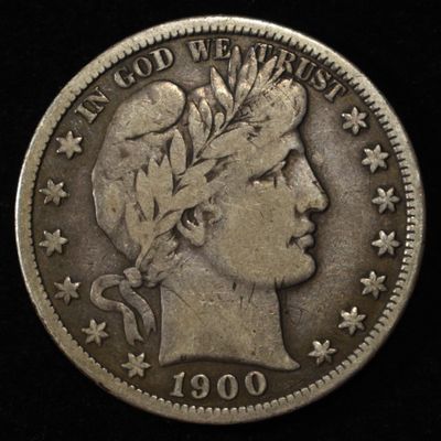 Sale Photo Thumbnail #55: 1900 BARBER HALF DOLLAR FINE