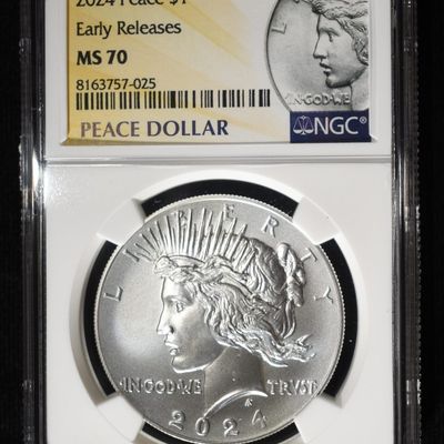 Sale Photo Thumbnail #389: 2024 PEACE DOLLAR NGC MS70 EARLY RELEASES