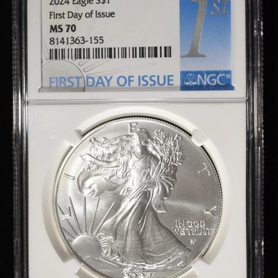 Sale Photo Thumbnail #18: 2024 AMERICAN SILVER EAGLE NGC MS70