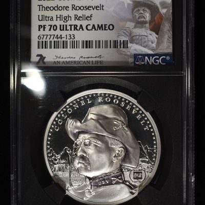 Sale Photo Thumbnail #21: 2022 COOK ISLANDS ROOSEVELT NGC PF70 UCAM