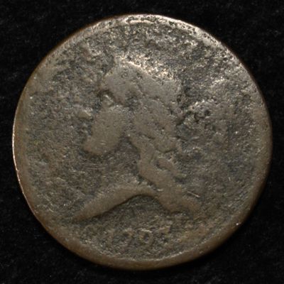 Sale Photo Thumbnail #134: 1793 LIBERTY CAP HALF CENT FINE