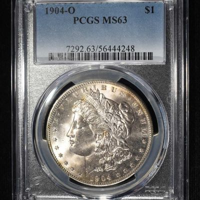 Sale Photo Thumbnail #247: 1904-O MORGAN DOLLAR PCGS MS-63
