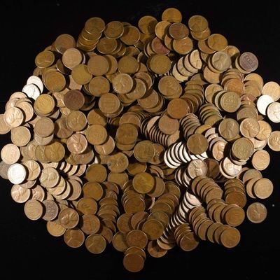 Sale Photo Thumbnail #114: (500) WHEAT CENTS: MIXED DATES