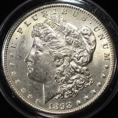 Sale Photo Thumbnail #87: 1898 MORGAN DOLLAR BU