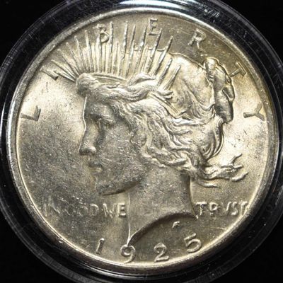 Sale Photo Thumbnail #92: 1925 PEACE DOLLAR BU