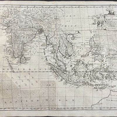 Harris - Map of India & Southeast Asia