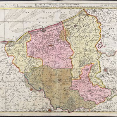 Visscher - Map of Flanders