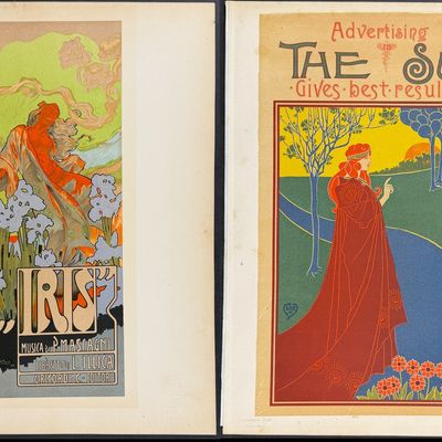 Maitres Affiches after Cheret - 8 Poster Lithographs