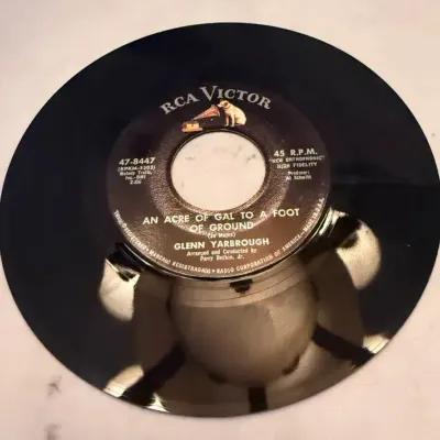 Vintage 1964 Glenn Yarbrough RCA Victor 45 RPM Record 47-8447 Folk Pop