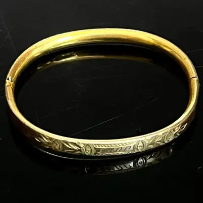 Antique Victorian Gold Filled Baby Bracelet 