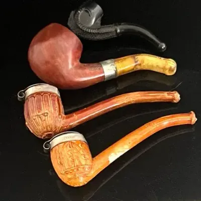 Antique and Vintage Meerschaum and Briar Pipes