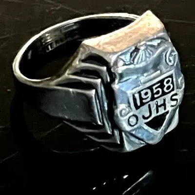 1963 Sterling Silver Class Ring